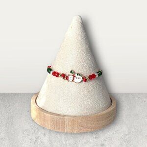 Snowman Christmas Adjustable Bracelet
